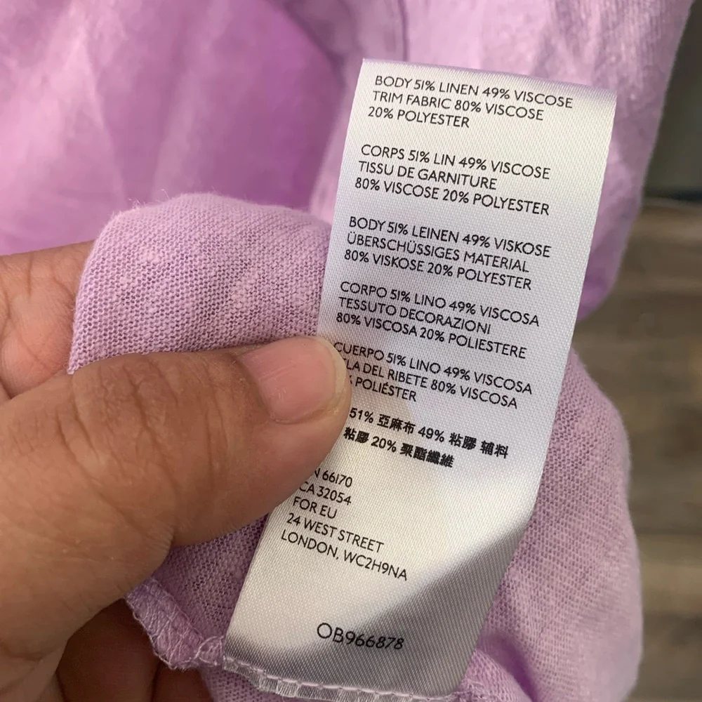 NWT! FREE PEOPLE Lilac Top GOM20-14 - Picture 6 of 6